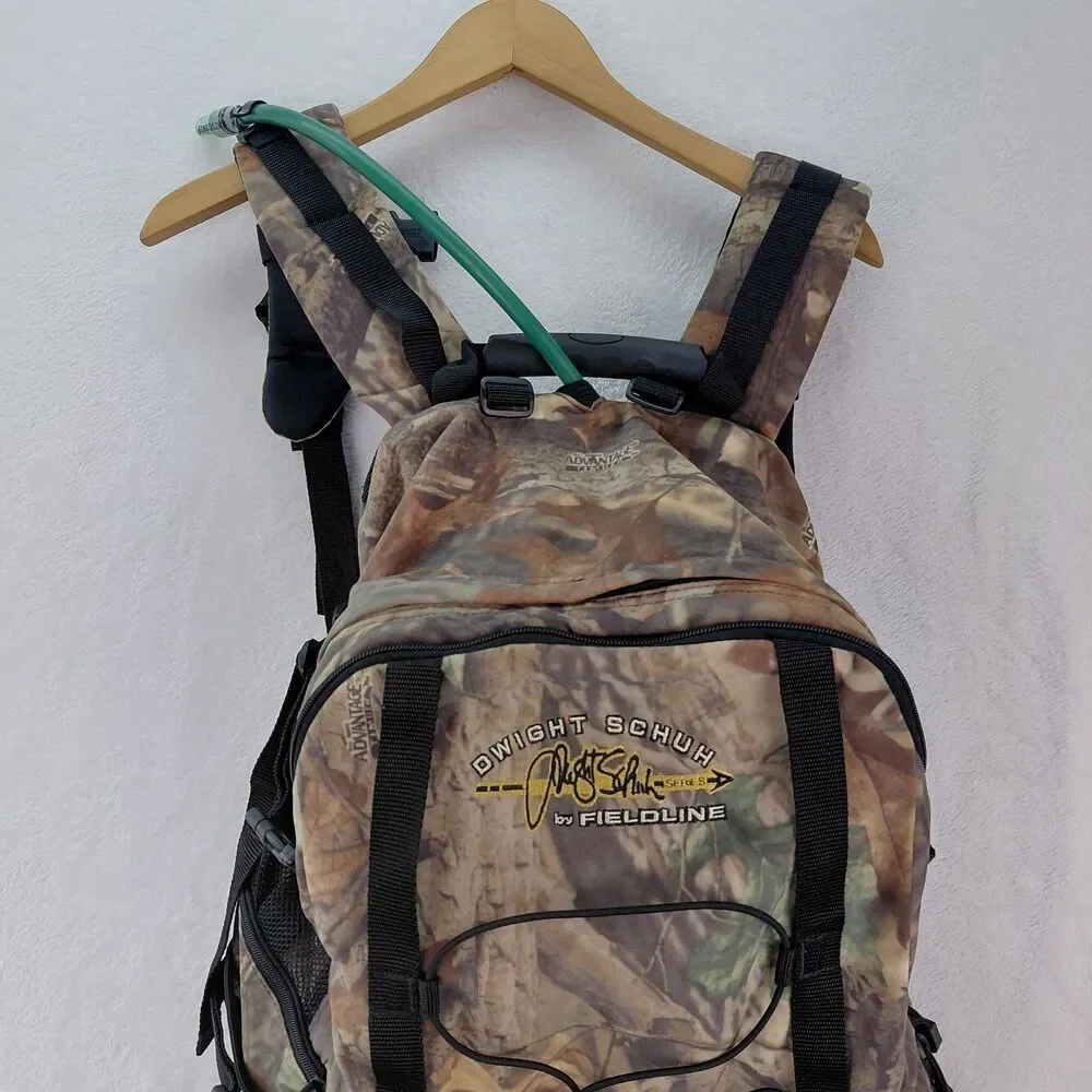 Fieldline Dwight Schuh Camoflauge Hunting Backpack Hydration Pack Camo NEW